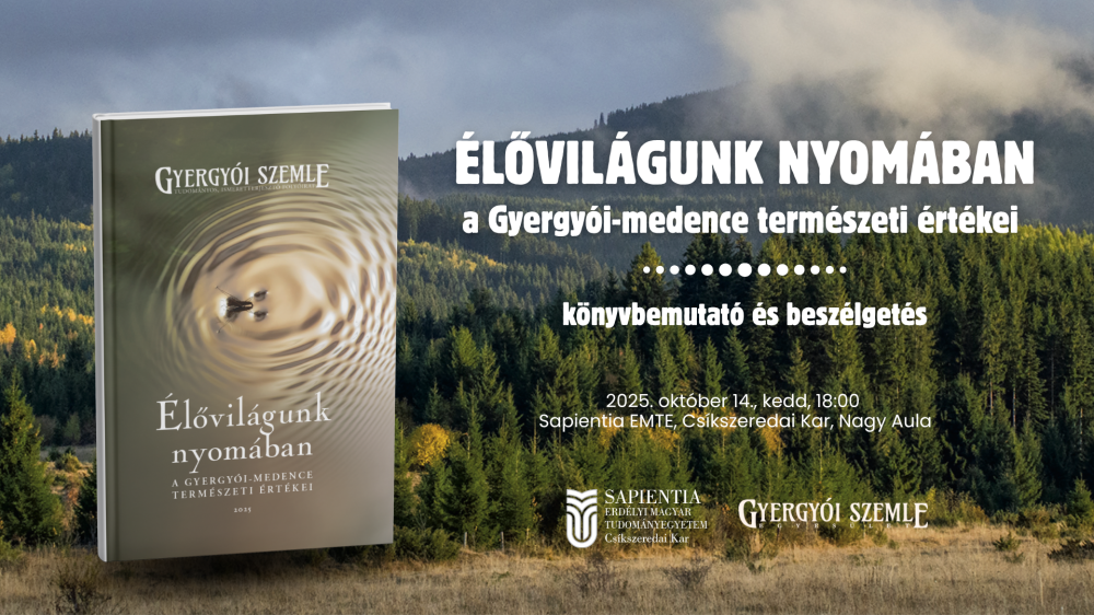 Könyvbemutató: Élővilágunk nyomában – a Gyergyói-medence természeti értékei