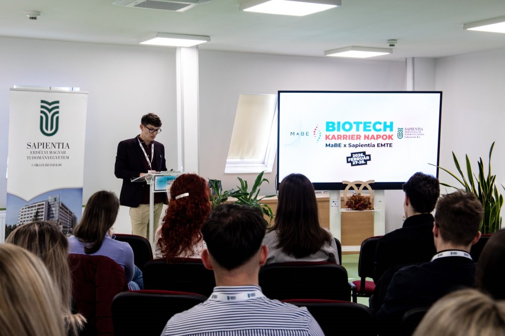Zilele Carierei în Biotehnologie la Sapientia: Focus pe oportunitățile locale și realitatea din industrie