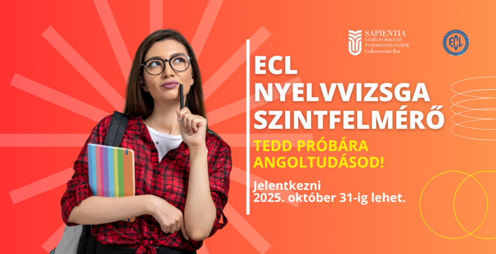 ECL Nyelvvizsga szintfelmérő a Sapientián 2025