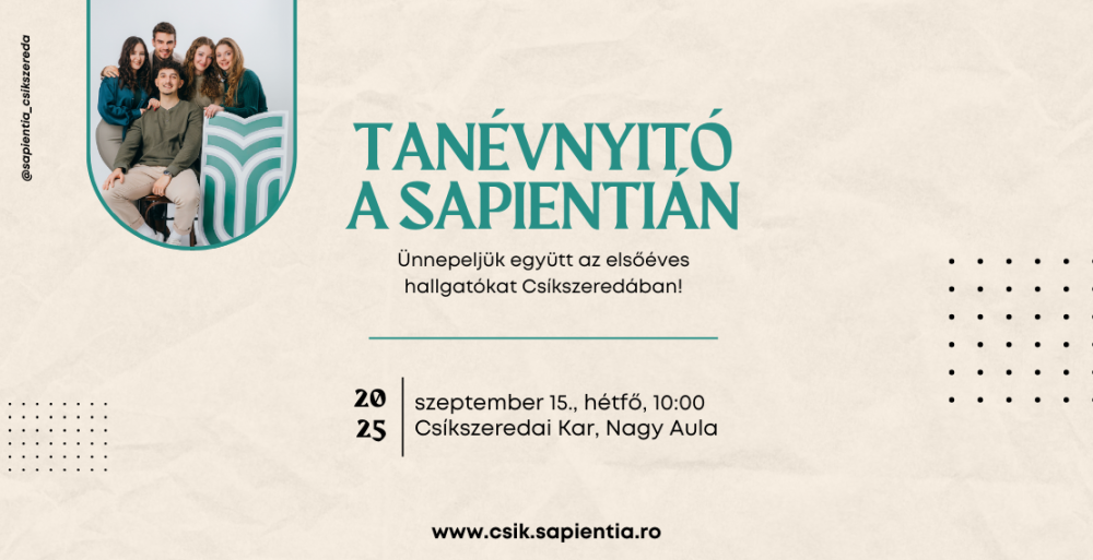 Tanévnyitó ünnepség 2025/2026