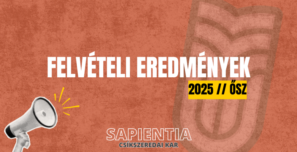 Felvételi eredmények 2025 ŐSZ