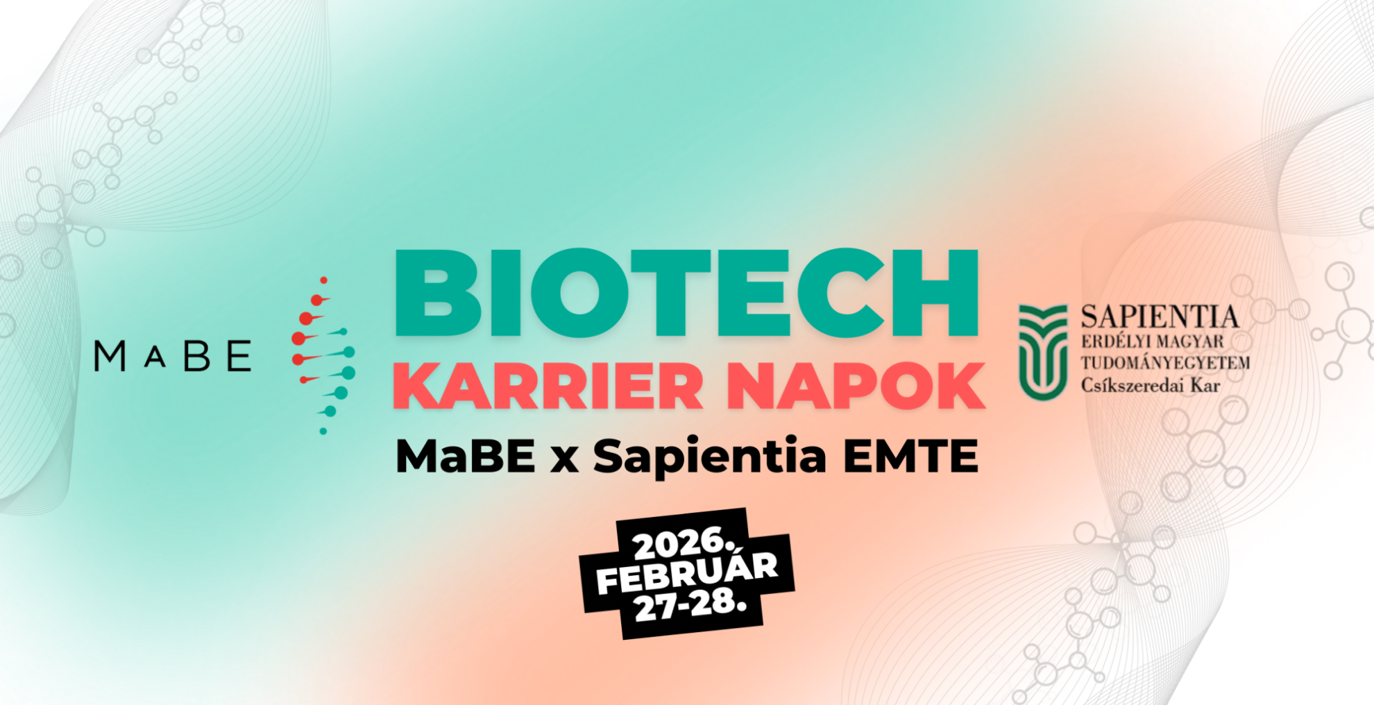 Biotech Karrier Napokat szervezünk