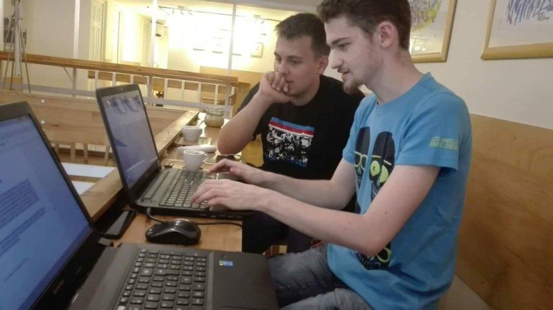 Máthé Csaba, Gazdasági informatika, II. év