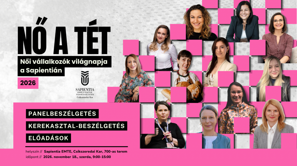 Nő a tét! 4.0 - női vállalkozók világnapja a Sapientián
