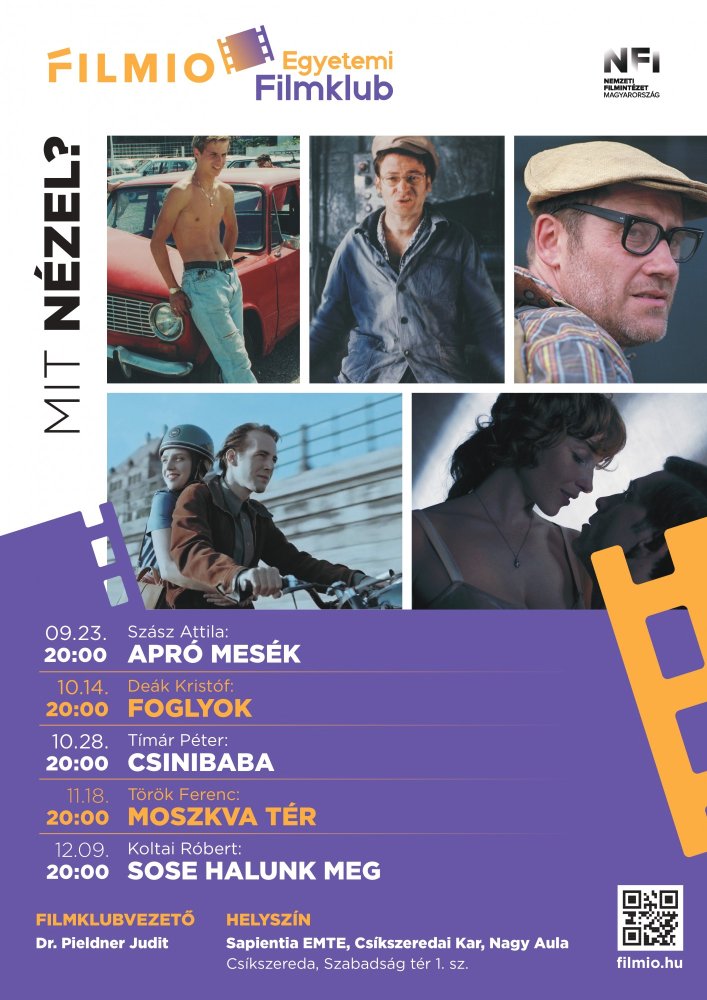 NFI Egyetemi Filmklub a 2025/2026-os tanévben is