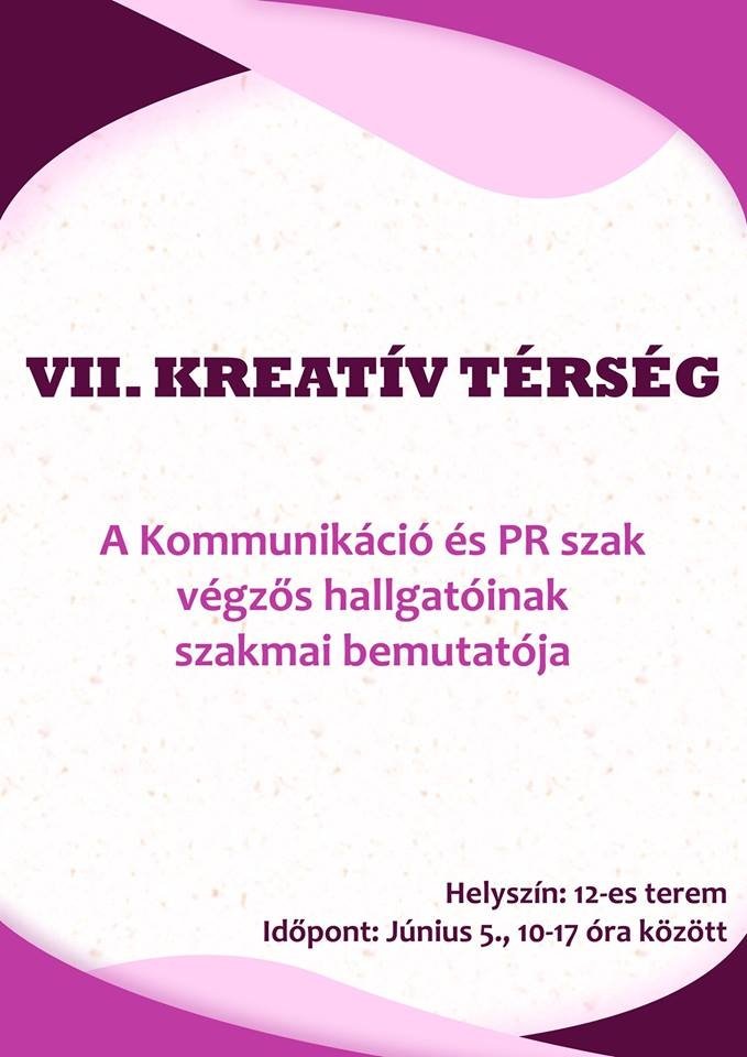 VII. Kreatív térség