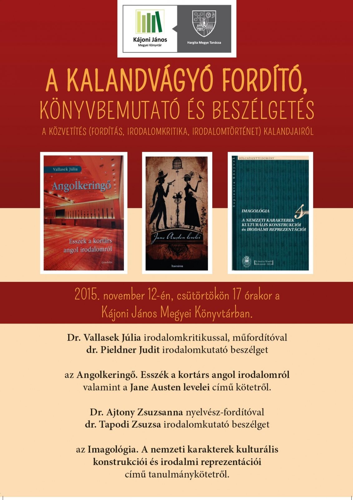 A kalandvágyó fordító - könyvbemutató és beszélgetés