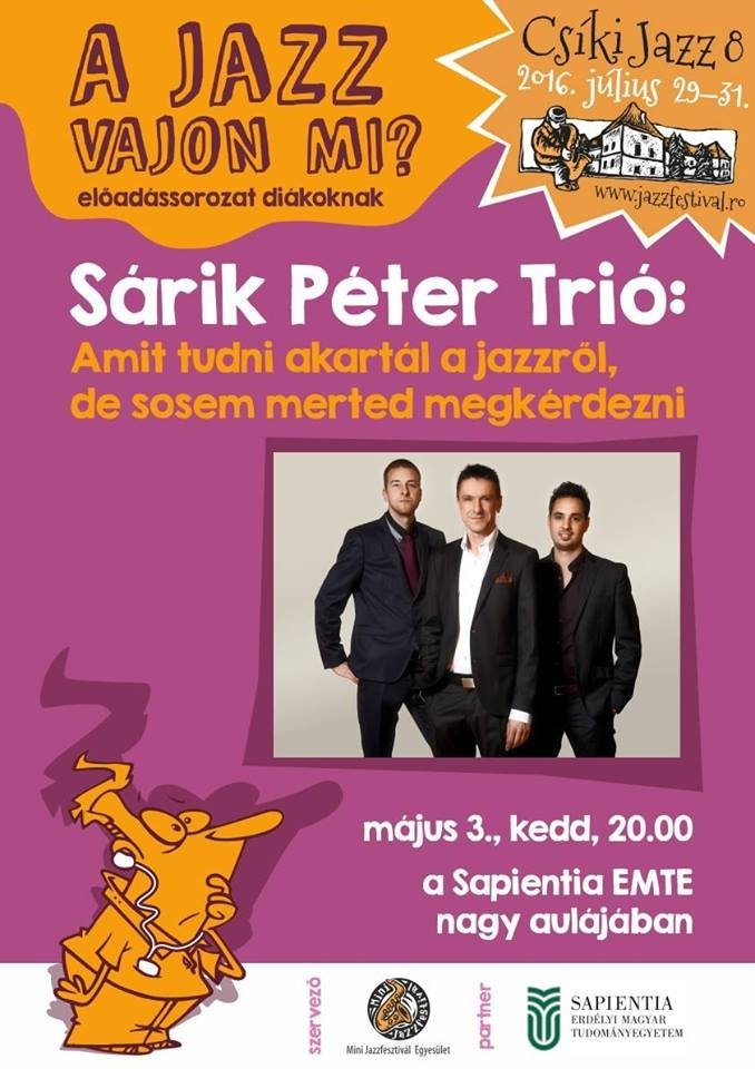 A JAZZ VAJON MI? előadás-sorozat hallgatóknak