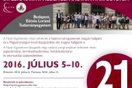 Eötvös Loránd Tudományegyetem Kárpát-medencei Nyári Egyetem 2016