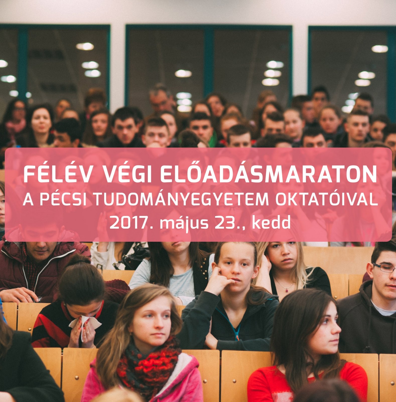 Félév végi előadásmaraton a Sapientián