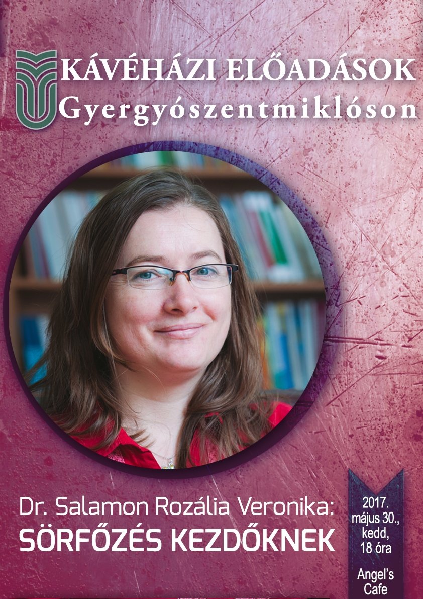 Dr. Salamon Rozália Veronika: Sörfőzés kezdőknek - előadás Gyergyószentmiklóson