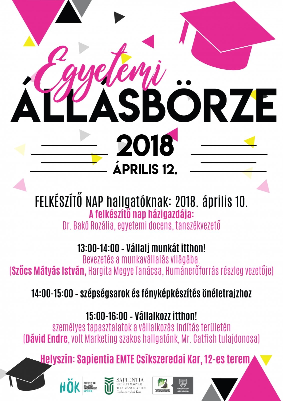 Megvan az állásbörze felkészítő napjának a programja