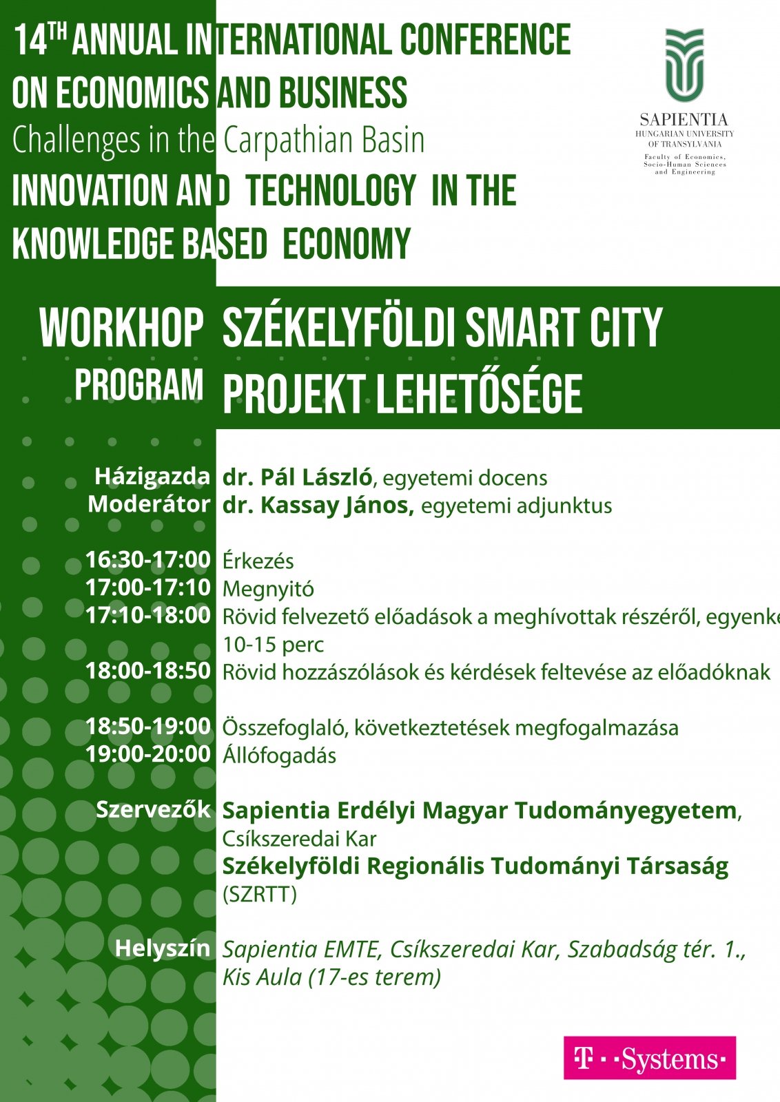 Székelyföldi Smart City projekt lehetőségek - workshop