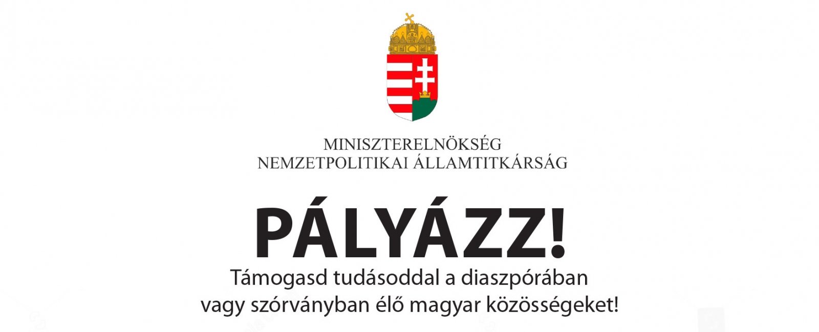 Pályázz! Támogasd tudásoddal a diaszpórában élő magyar közösségeket!