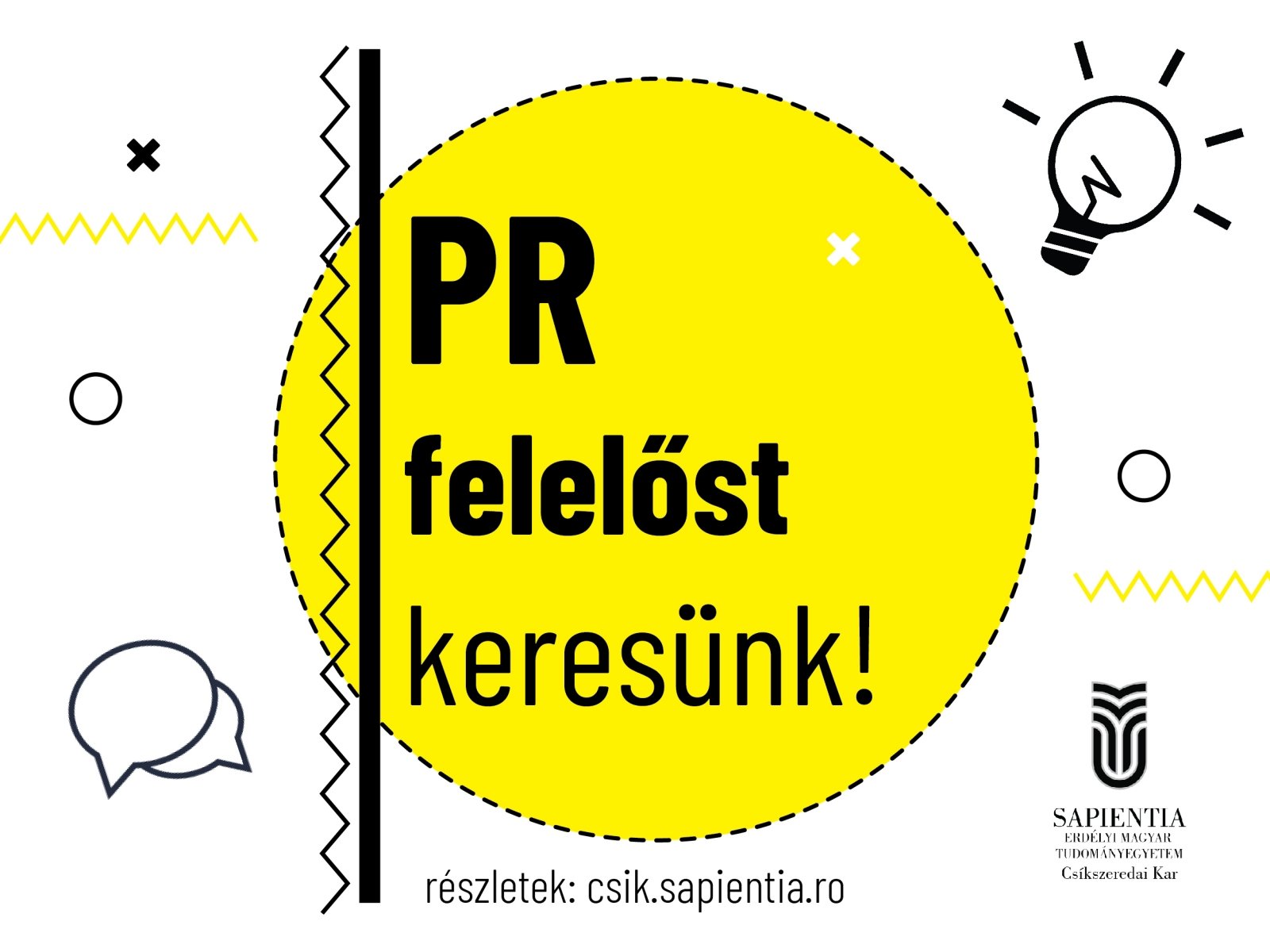 PR felelőst keres a Csíkszeredai Kar