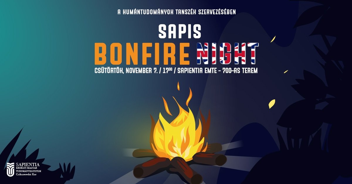 Sapis Bonfire Night középiskolásoknak