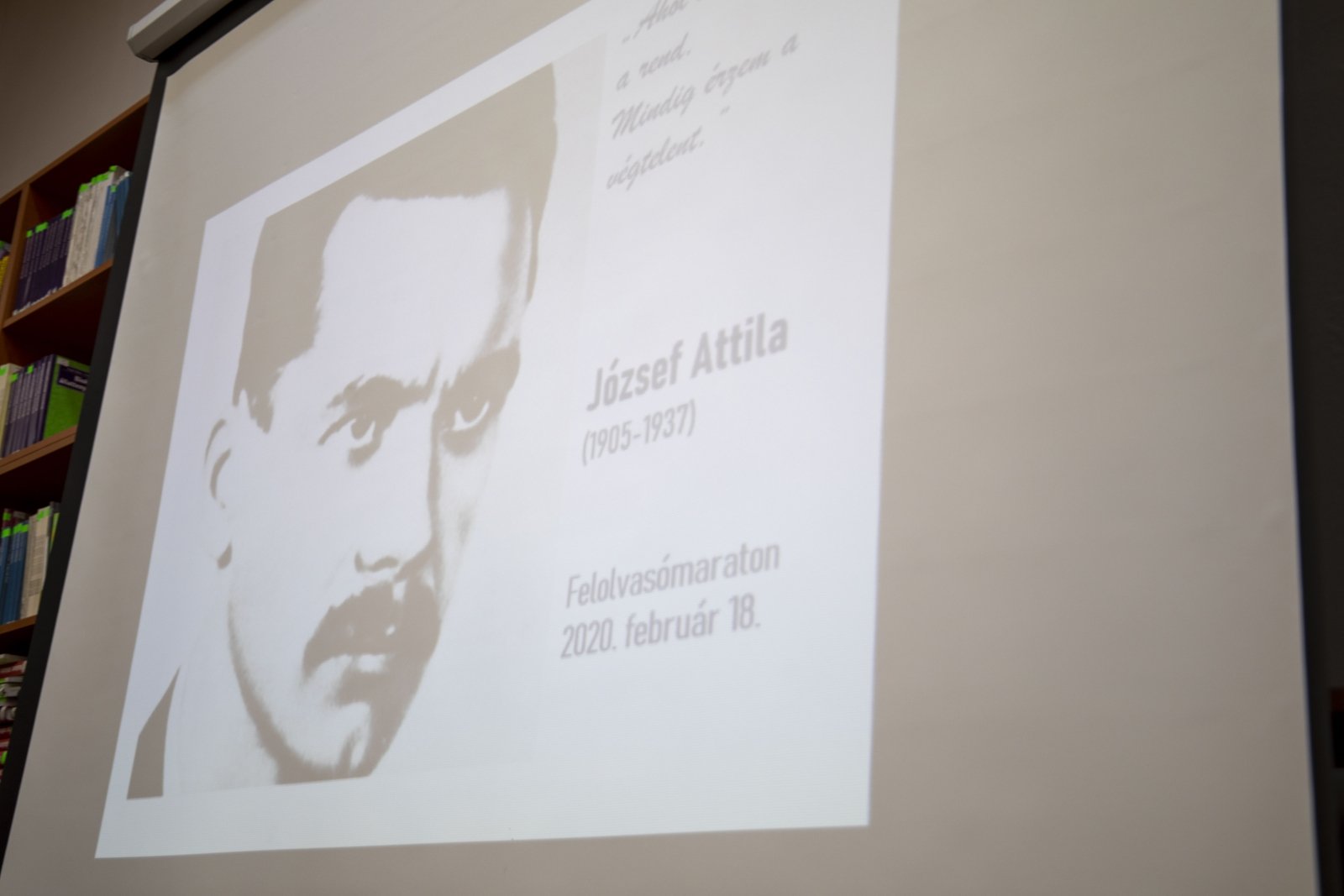 Igazi élmény volt József Attilát olvasni…