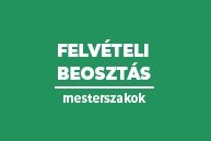 Felvételi beosztás