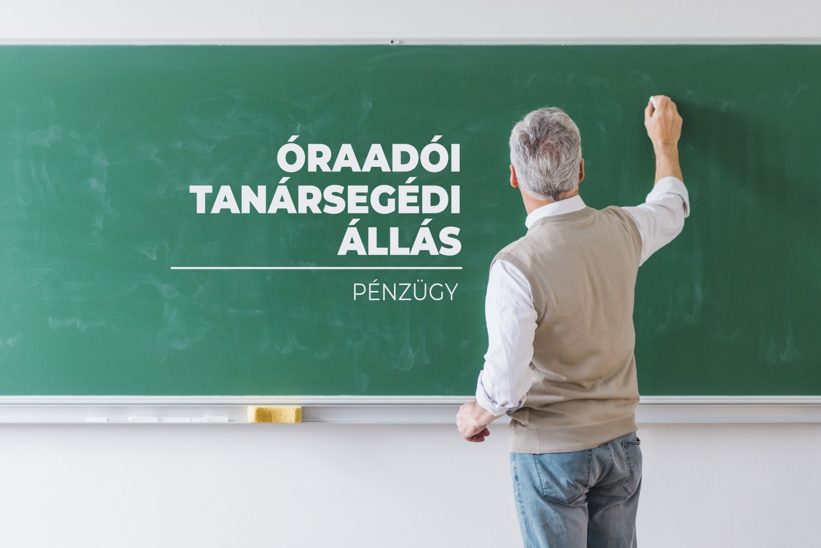 Óraadói tanársegédi állás | Pénzügy