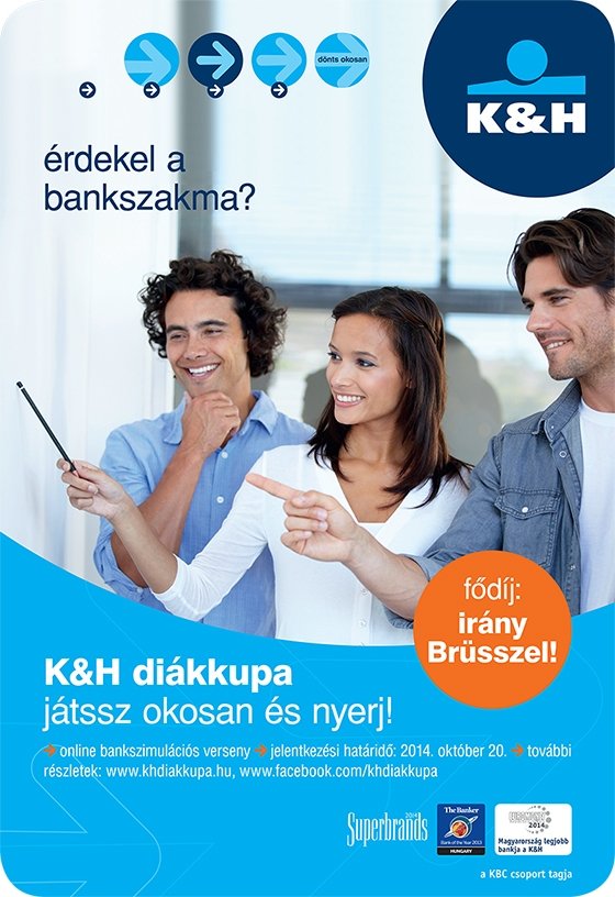 K&H diákkupa 2014 – Játssz okosan és nyerj!